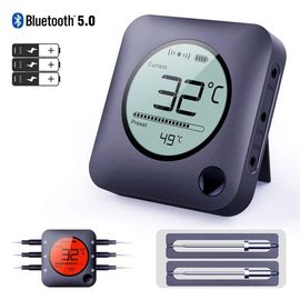Digital Six Probes Wireless Instant BBQ Thermometer