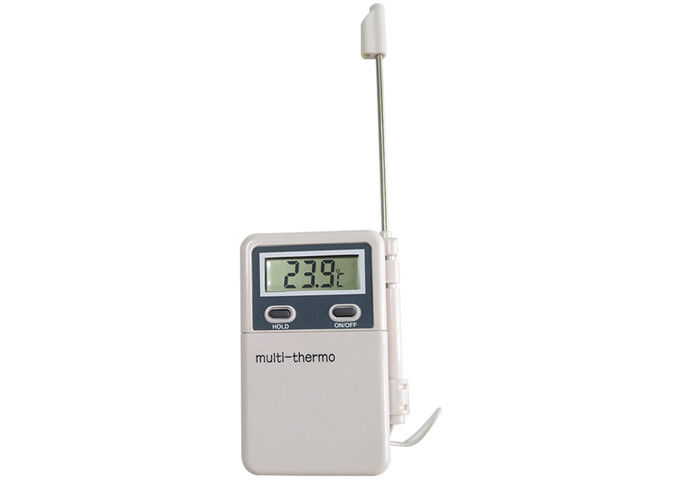 BBQ Grilling Oven Digital Cooking Food Thermometer Instant Read White / Black Color
